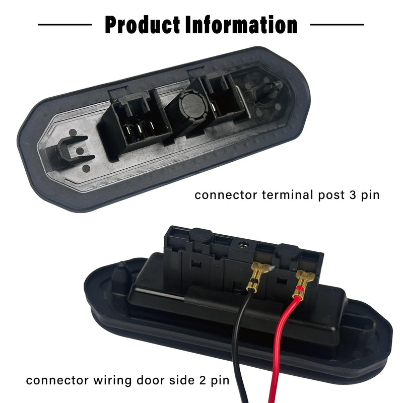 Sliding Door Connector Plate Wiring Kit Compatible with 2014-2021 Ram Promaster 1500 2500 3500 Sliding Door Central Lock Contact Sensor Replace 68210573AA
