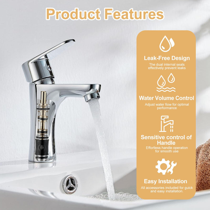 1225 Replacement Cartridge, Compatible with Moen 1225/1225B, Shower Cartridge for One Handle Bathroom Faucets/Showers, Dual Seal Brass Replacement﻿ (1) 1 - NewNest Australia