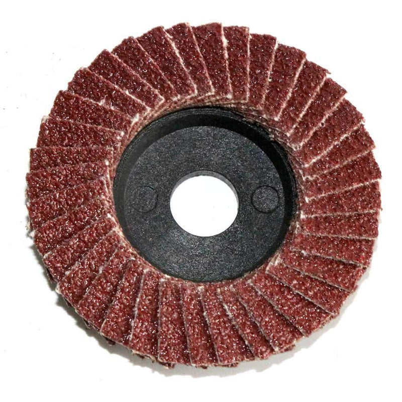 2" 10PCS Grinding Wheel Flap Discs for 2-inch Mini Air Angle Grinder, for Metal Wood and Plastic polishing 80 Grit,Power-Operated Grinding Wheels