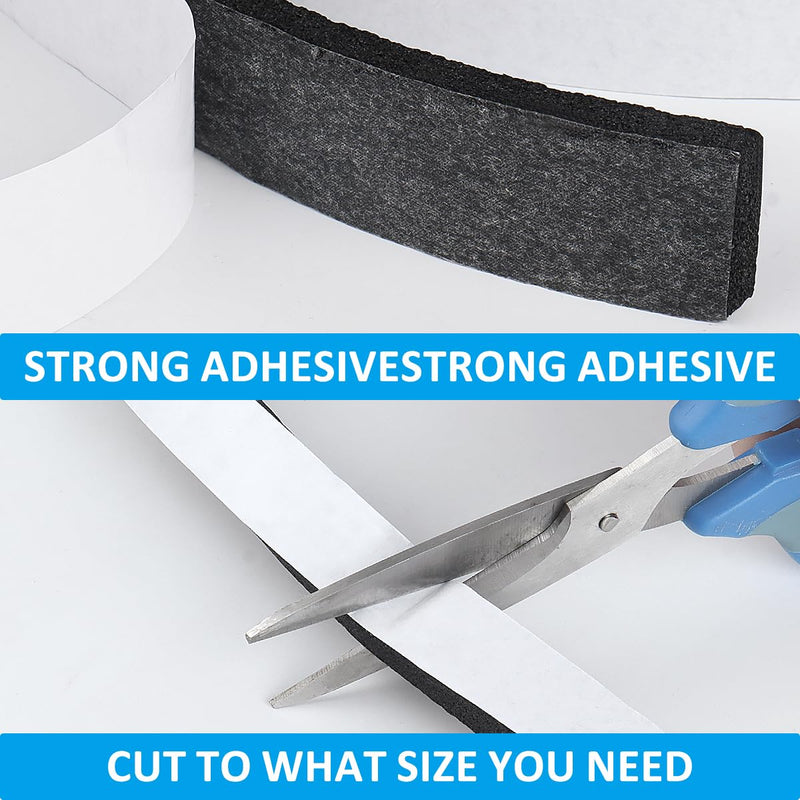 DGSL Foam Insulation Tape, Weather Stripping Door Seal Strip for Doors and Windows,Sliding Door,Sound Proof Soundproofing Door Seal,Weatherstrip,Air Conditioning Seal Strip (1/2In x 1/4In x 33Ft) 1/2In x 1/4In x 33Ft
