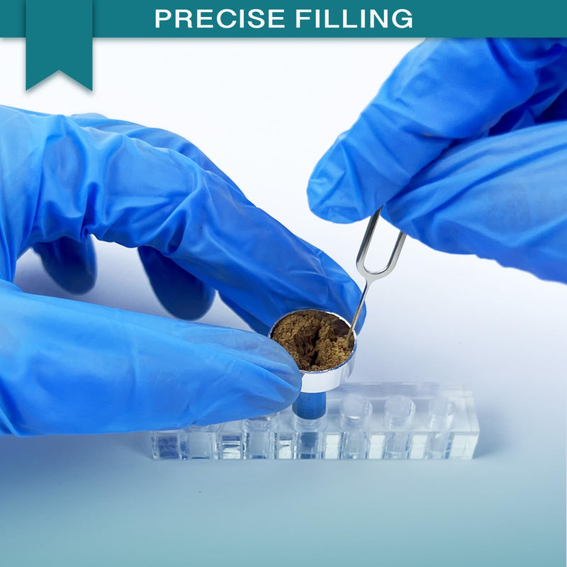 11 Pcs Versatile Easy Capsule Filling Tool Kit for Gel Capsules Empty - Efficient Pill Filling Tool Kit with Micro Funnel, Capsule Holder and Herb Tamper - Gel Capsules Size #000 00 0 1 2 3