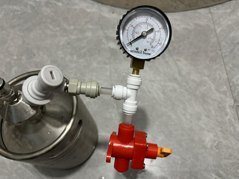 BlowTie Diaphragm Ball Lock Keg Beer Spunding Valve For Brewing Complete Kit for Home Brewing Beer Spunding Valve Corny keg Ferment CO2 Constant pressure valve
