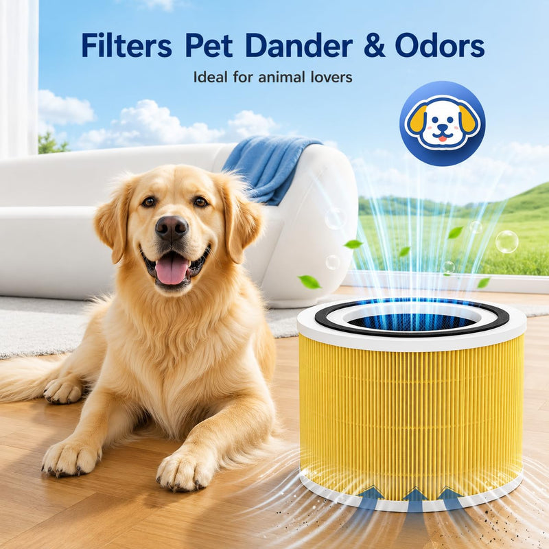 240 Replacement Filter Compatible with Puro 240 Air Purifier, 2 Pack