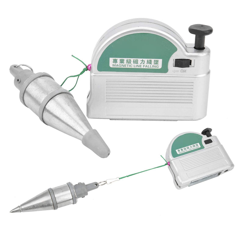 Plumb Bob, Alloy Steel Magnetic Wire Hammer with Fixed Pin for Verticality Measurement