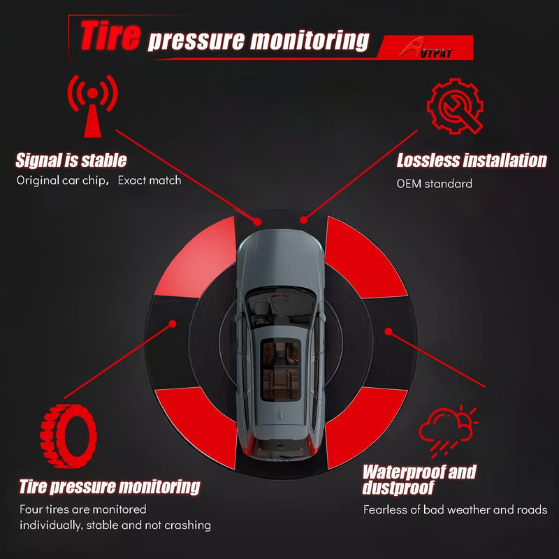 Pre-Programmed TPMS Sensor 315Mhz for:-Chevy Tahoe 2007-2020, Impala 2006-2020, Express 2008-2022, Silverado 2007-2016, Suburban Equinox Avalanche, for:-GMC Yukon 2007-2020, OE#13598771 (4Pcs) Pre-Programmed 13598771 (4)