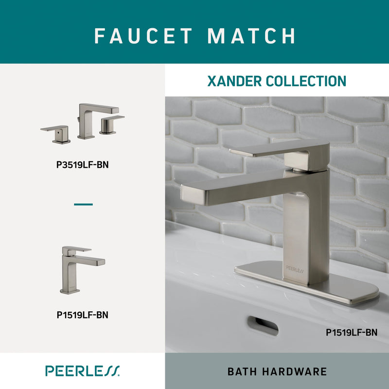 Peerless PA119-BN Xander Toilet Paper Holder, SpotShield Brushed Nickel