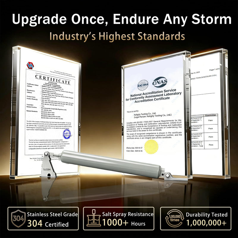 Screen Door Closer, Storm Door Closer,304 Stainless Steel Material,Lasts for 20+ Years, specifically Designed for Screen Doors and Storm Doors, 1 Pack
