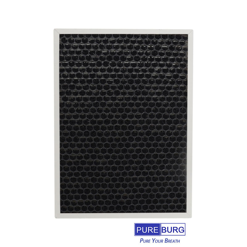 PUREBURG Replacement Filter Compatible with AromaRoom E-400 ＆ VEWIOR ClearAir-A7 Air Purifiers,4-Pack H13 HEPA Activated Carbon 2-in-1 Air Clean Dust VOCs