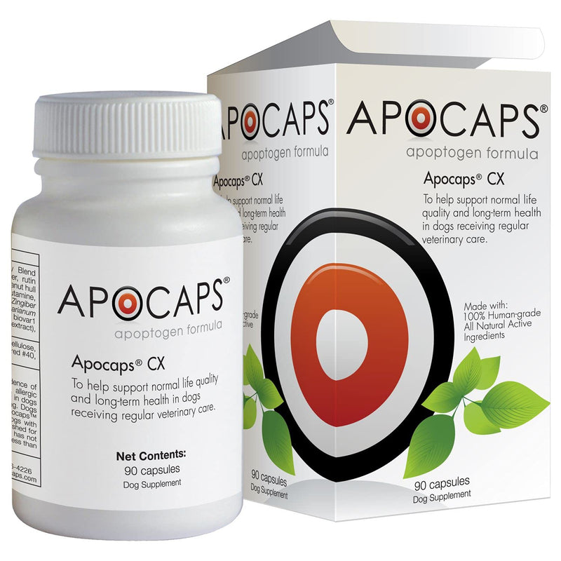 Apocaps CX Apoptogen Formula for Dogs , 90 Count (Pack of 1) - PawsPlanet Australia