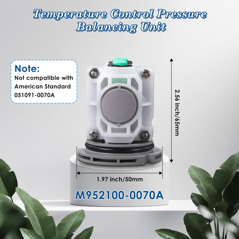 Dreyoo Pressure Balancing Unit Compatible with M952100-0070A American Standard R110, R120, R115, R125 for Single Control Bath Tub and Shower Faucets Valves