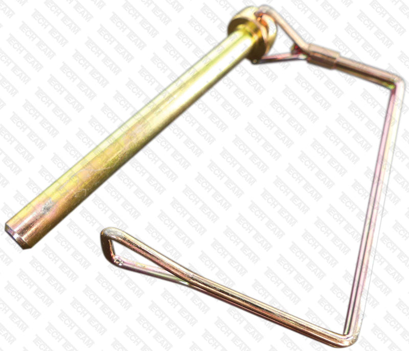 Tech Team #00842, Double Wire Lock Pin 5/16” Dia. x 3” Long, Square, Hitch Pins, PTO Pins, Quick-Release, Can Replace a Clevis and Cotter Pin, 3 pcs.
