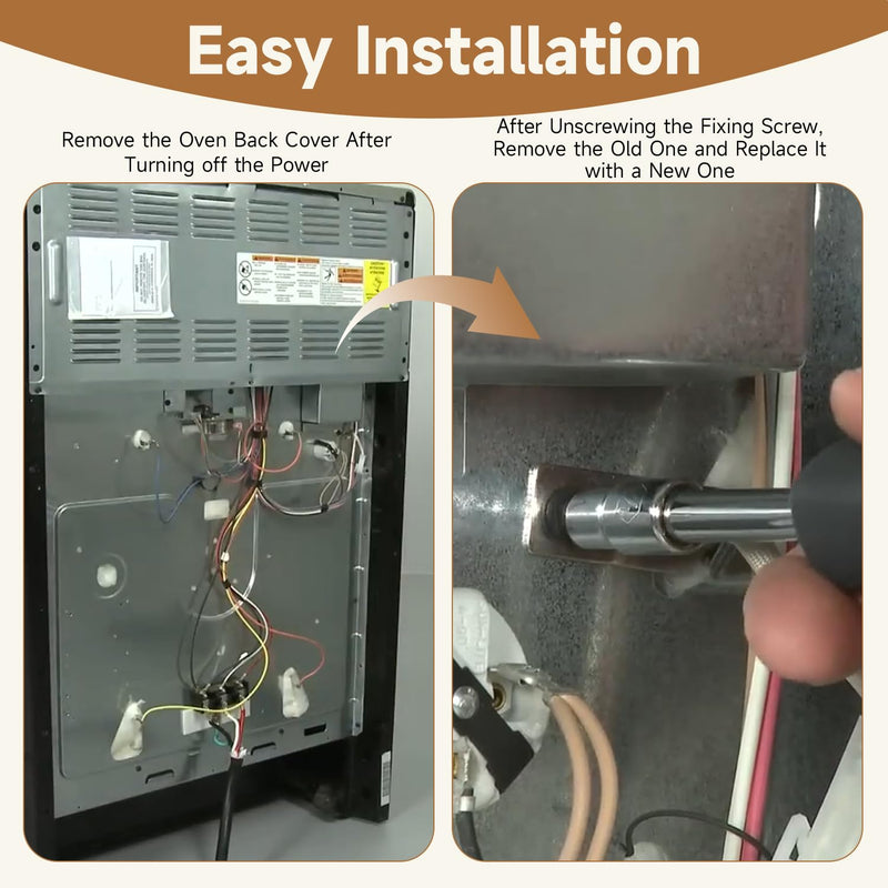 Oven Temperature Sensor Oven Range Replacement Parts Compatible with Kenmore Frigidaire Electrolux Replace#: 5304504897 318562500 4452257 AP6025829