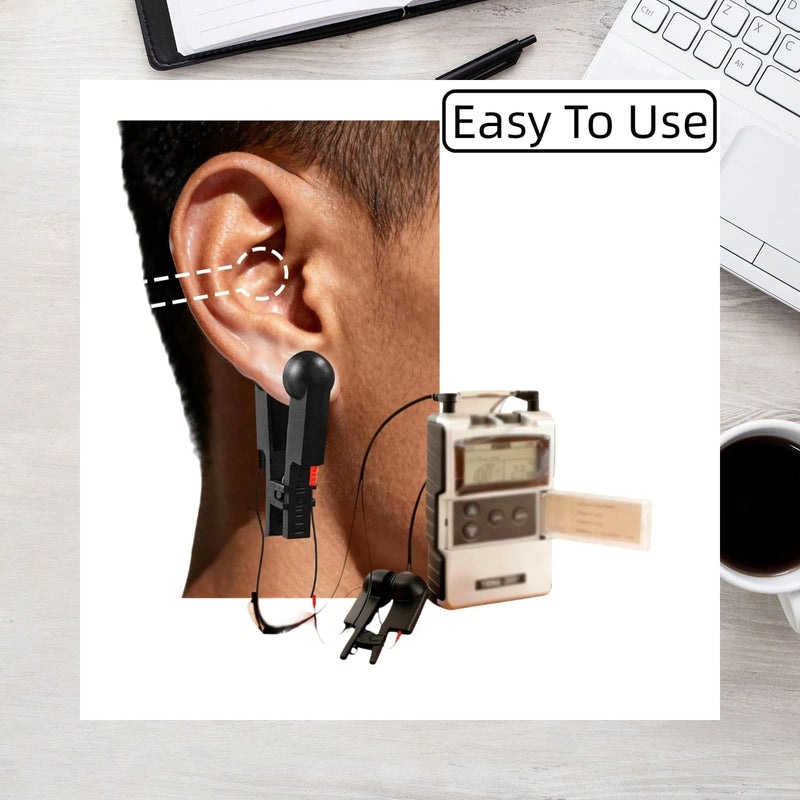 Ear Clip Electrodes, Double-Sided Silicone Conductive Accessories Compatible For Tens 7000 For Tinnitus Relief. 2