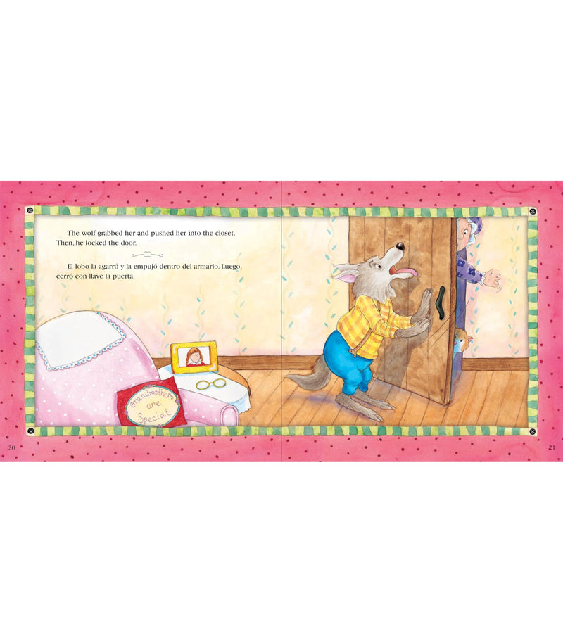 Carson Dellosa Keepsake Stories Classic Children's Fairy Tales in Spanish and English Book Set, The Three Little Pigs, Little Red Riding Hood, Goldilocks, Jack & the Beanstalk Bilingual Books for Kids Bilingual Set 1