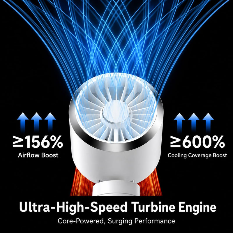 Rechargeable Oscillating Desk Fan, Cordless Battery Operated Table Fan with Strong Airflow, 5 Speeds, LED Display, 20dB Super Quiet Portable Fan for Bedroom, Office, Nightstand