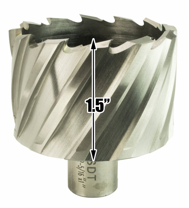 Steel Dragon Tools 2-5/16" x 1" High Speed Steel Annular Cutter with 3/4" Weldon Shank