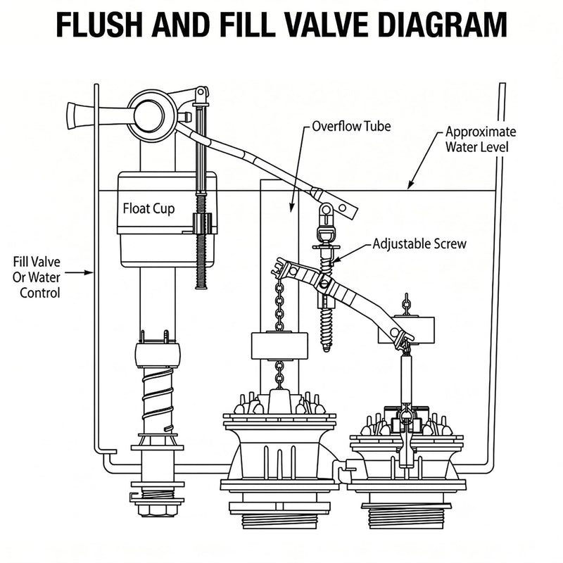 7381657-200.0070A Toilet Flapper Replacement Kit for American Standard Vormax, Compatible with 4270A 4370A 4570A Models, 3-Inch Dual Flapper with Silicone Seals, Teeter Bar & Metal Chain