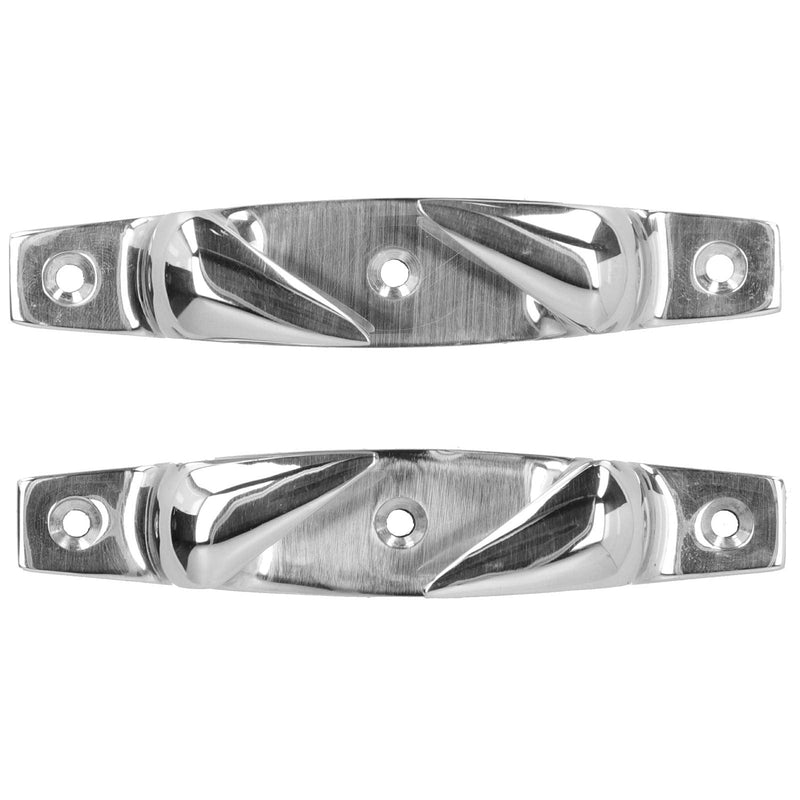 Acouto Bow Chocks for Boat 4.69in 316 Stainless Steel Boat Cleats Anchoring Mooring Cleats 2pcs Left Right Fairlead Dock Cleats for Marine Boat Yacht
