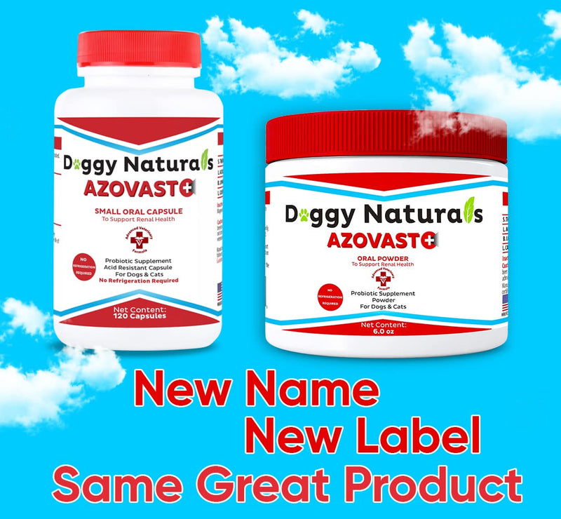 Azovast Plus Kidney Health Supplement for Dogs & Cats, Oral Powder (6 Oz) - (120 Doses/ Jar) NO Refrigeration Required - Help Support Kidney Function & Manage Renal Toxins (Made in U.S.A) - PawsPlanet Australia