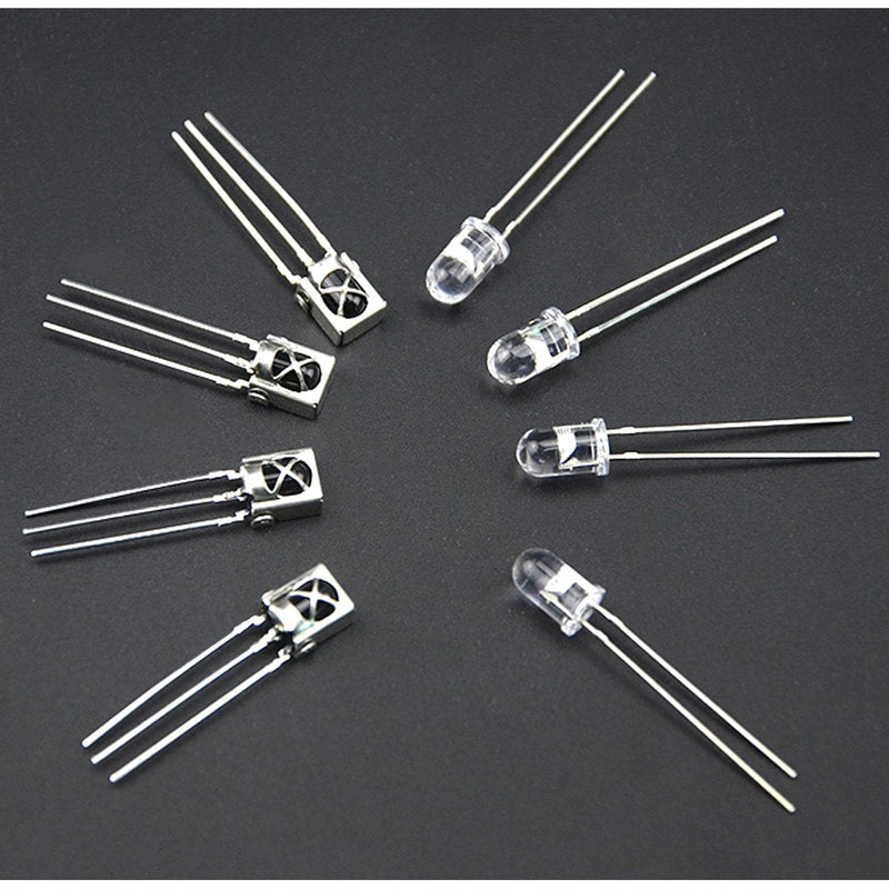 XINGYHENG 100Pcs 50 Pairs 5mm Infrared Diode 940nm IR Emission and Receiver (Three Legs)