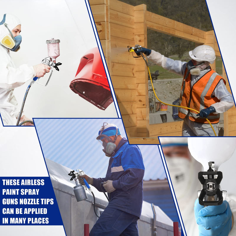 2 Sets 3600PSI Airless Paint Spray Gun