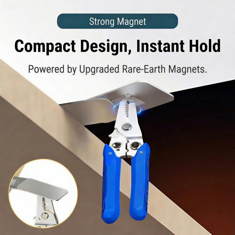 10 Pack Cabinet Magnets for Closure, Ultra Thin 0.08in Magnetic Door Catch with Double Side Adhesive Tapes, Baby Proofing Magnetic Cabinet Door Latch for Bathroom Vanity, Drawer, Closets, Silver