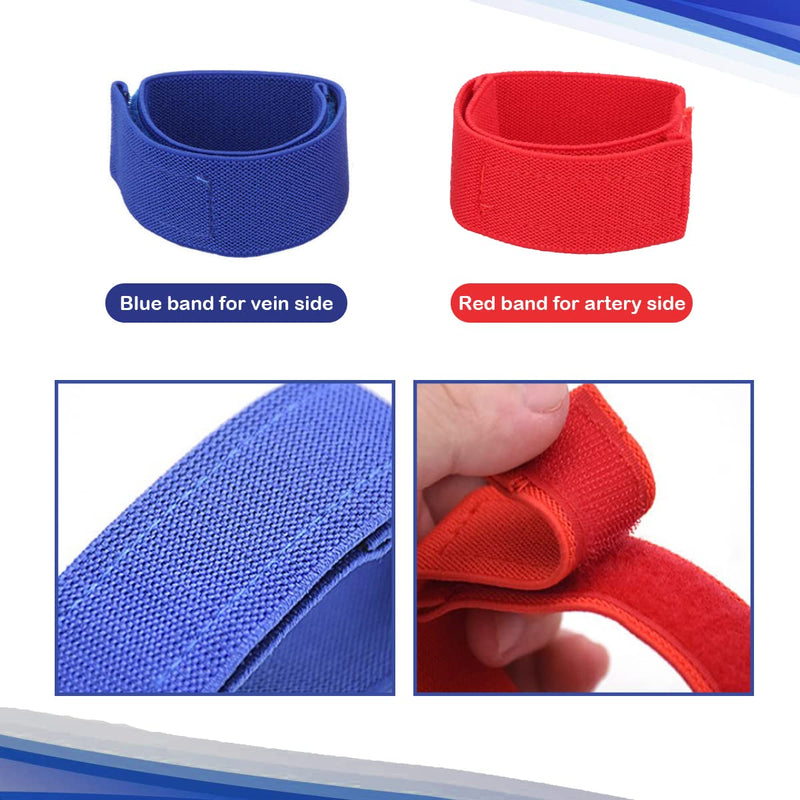 Emergency Dialys-is Tourniquet, First Aid Chemo Arterial Bandage Set, Med Hemo-Static Quick Release Band, 2 PCS (M) M