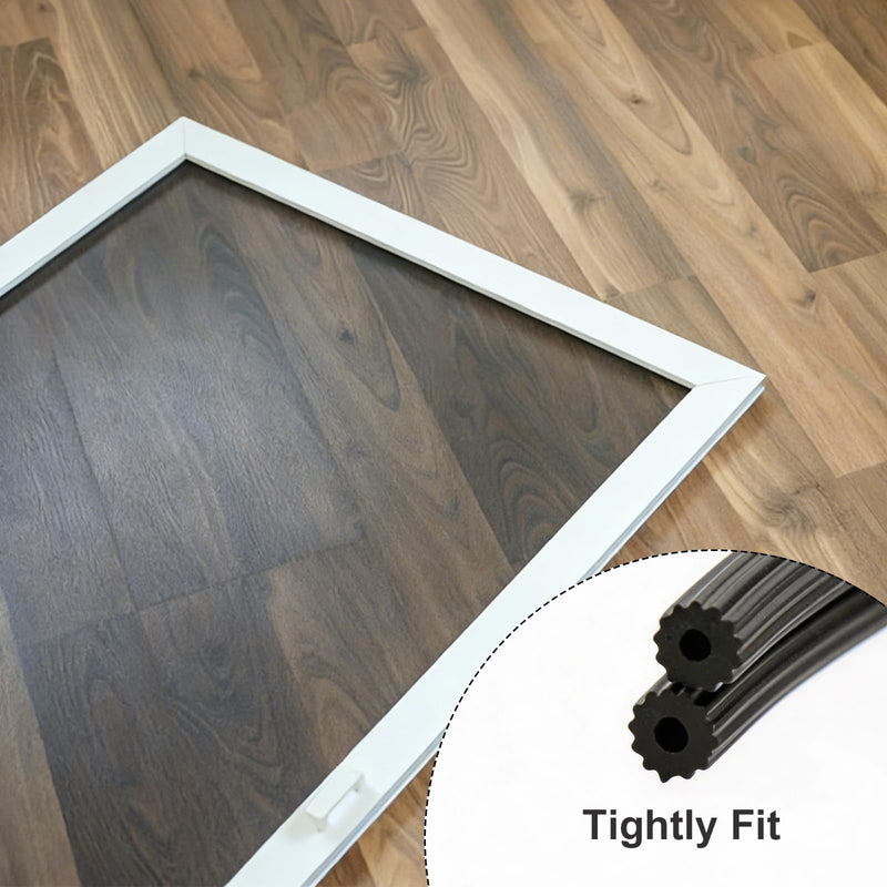 Screen Spline,0.125 in x 262 FT Screen Window Fixing Strip, Window Screen Replacement,Replacing and Installing Windows Screens,Black (0.3cm*80m) 262FT