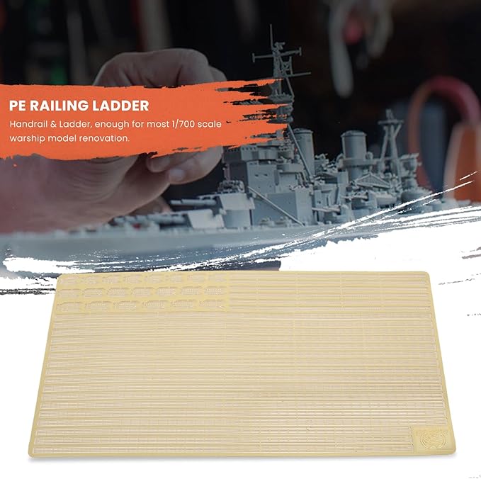 Dovhmoh Photo Etched PE Handrail & Ladder for 1/700 Model Ship CYPE005 Universal PE Handrail Ladder Escalator - NewNest Australia