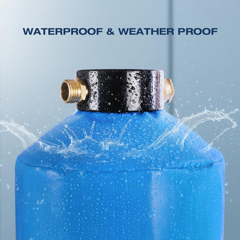 H&G Lifestyles Heated Water Softener Cover for Winter 35W 110V Heating Pad | 158℉ Insulated Tank Jacket, Outdoor Waterproof & Sunproof Oxford Fabric 16"H x 8"D