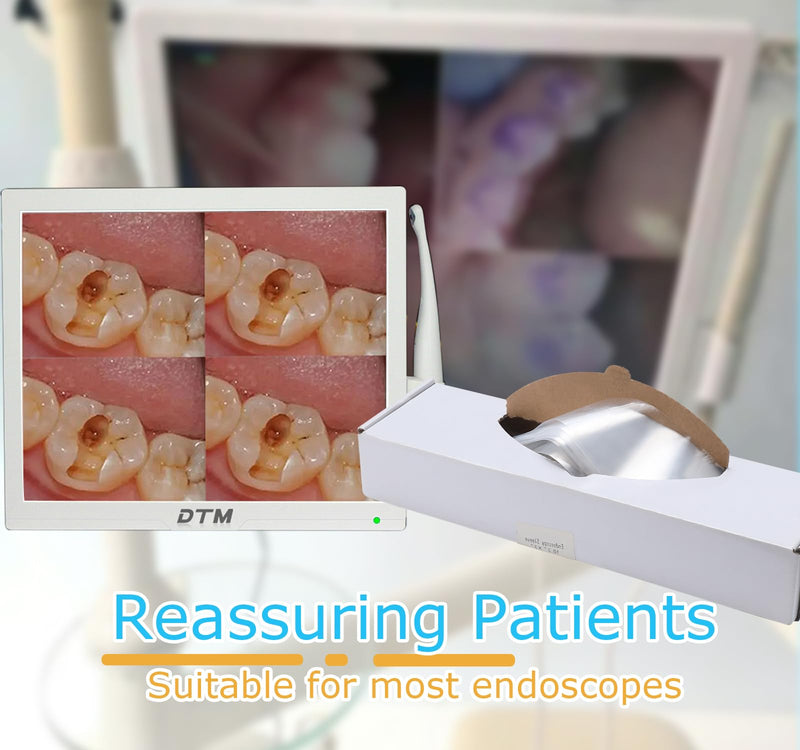 Dental 500 Pieces Disposable Dental Intraoral Camera Sheaths,Endoscope Sheaths,Covers,Sleeves Fit for MD740