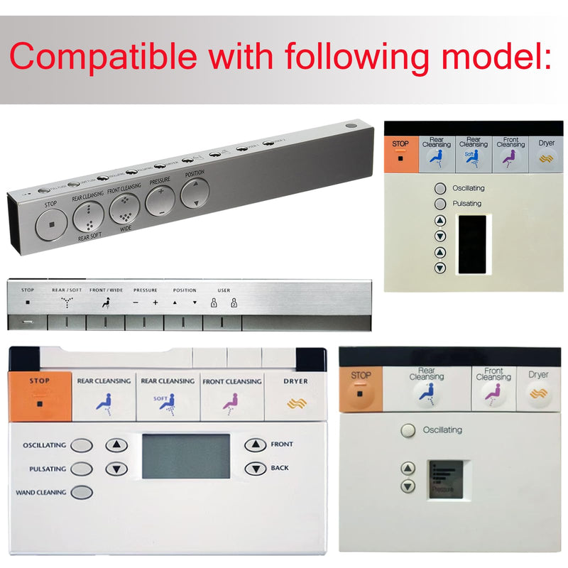 Replacement Remote Control for TOTO Washlet Bidet Toilet Seat 700H SN992M MS992CUMFG 992WA 992M SN8732M MS8732CUMFG MS902CUMFG MS903CUMFX MS989CUMFG MS8732CUMFG MS8551CUMFG