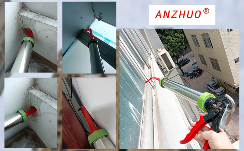 Caulking Nozzle for Sausage Caulking Gun, 2 Pieces