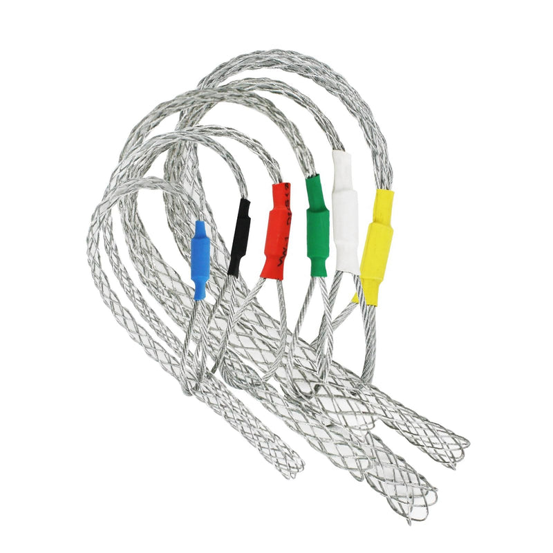 6pcs as a set cable Puller Socks Cable Pulling Sock Grip Wire Eye Mesh Wire Grip Cable Puller Wire Mesh Cable Grip 4-25MM 6pcs Cable Pulling Socks