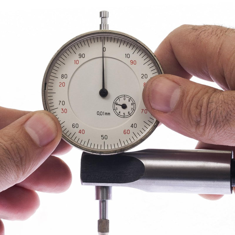 Dial Indicator Extension Stem Rod,6 Pieces Dial Digital Indicator Extension Stem Rod Set 1, 2, 3, 4, 5, 6" Combine to 0-21" Thread 4.2mm Diameter for Dial Digital Indicator Height Gauge Depth Gauge