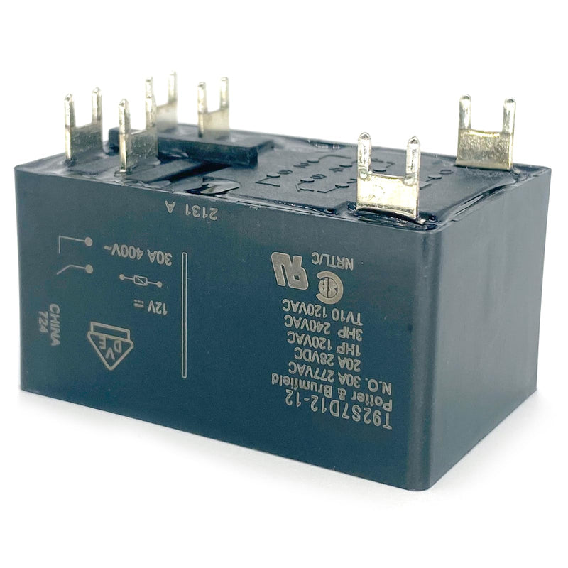 2-Pack T92S7D12-12 Relay – 12VDC 30A 6-Pin DPST-NO (2 Form A) Industrial Relay – Compatible with Control Panels, UPS Systems & EV Chargers – Fixes Dual-Circuit Failures