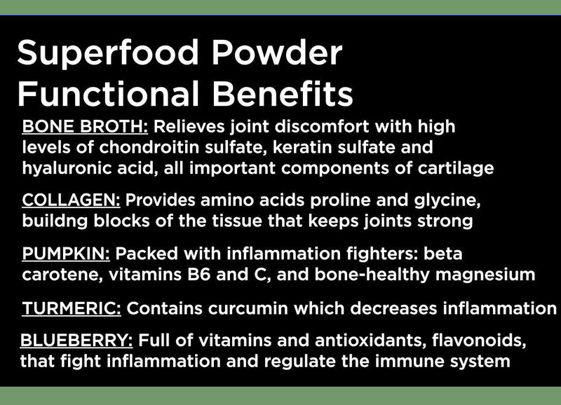 Nature's Diet Pet Original Bone Broth Protein Powder with Functional Benefits for Hip and Joint, Digestion, Skin and Coat (Hip & Joint, 6 oz = 60 Servings) Hip & Joint 6 Ounce (Pack of 1) - PawsPlanet Australia