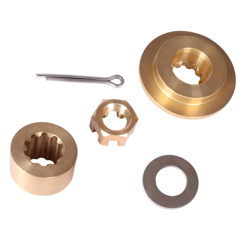 Boat Engine 57632-95J00 Stopper Propeller Bush / Thrust Washer, 57633-96300 09160-14028 Spacer, 09141-14008 Prop Nut Hardware Kit for Suzuki 25HP 30HP DF25 DF30, 5037037 5032105 for Evinrude Johnson