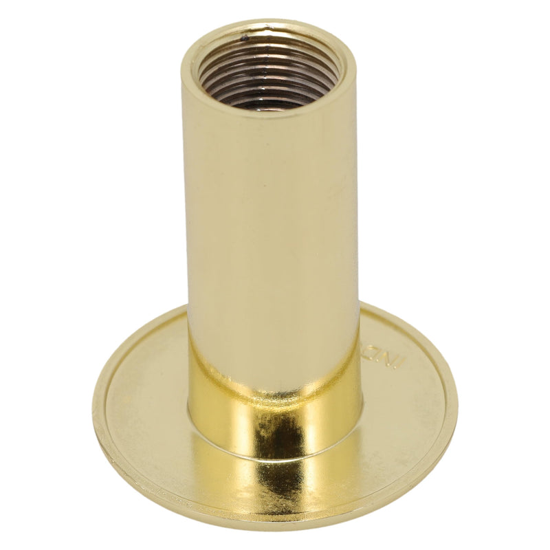Supplying Demand CVR-SVL2PBR Fireplace Fire Pit | Stop Valve Cover Plate-Polished Brass Plated