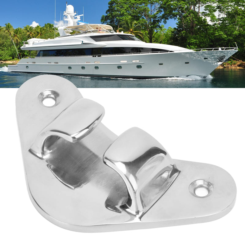 KIMISS Bow Chock, Boat Fairlead Stainless Steel Finely Polished Straight Bow Cleat Line Chock for Ship Yacht Boats