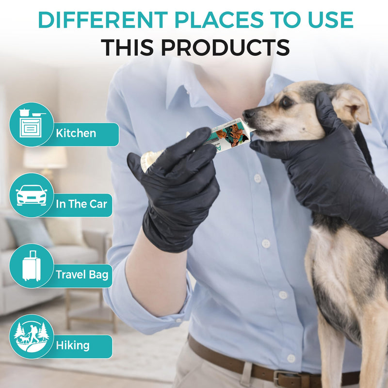 (60ml) Activated Charcoal for Dogs & Cats - Emergency Poisoning Aid Paste | Veterinary-Grade Digestive Aid for Toxin Binding, & Upset Stomach | Fast Acting Pet First Aid Kit