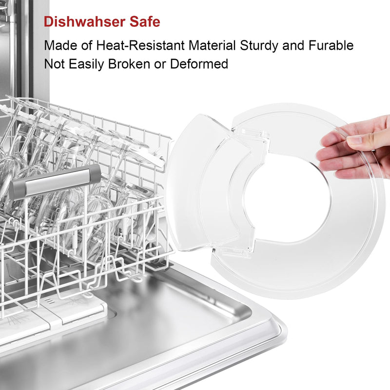 Pouring Shield for KitchenAid-Secure Pouring Shield with Removable Pour Spout for KitchenAid 4.5-5 Quart Tilt-Head Stand Mixers, Splatter Guard Fits for Stainless Steel, Glass, Ceramic Bowls Pouring Shield for 4.5-5 Qt Tilt-Head Stand Mixers
