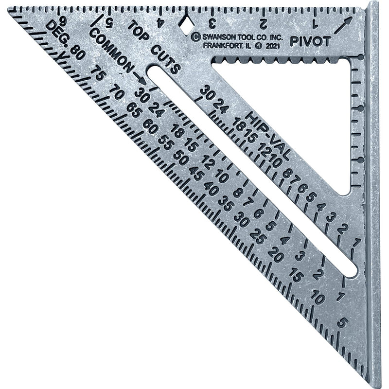 Swanson Tool Co S0101 7 Inch Speed Square, Blue, (Pack of 50) 7 inch (Pack of 50)
