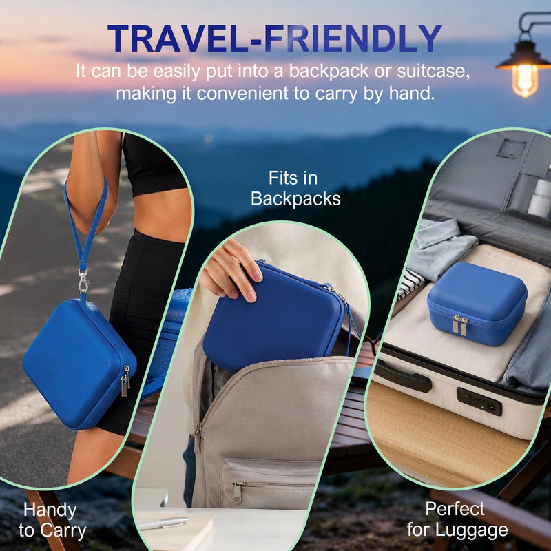 Hard Carrying Case Compatible with Shark ChillPill Fan FA022 Blue