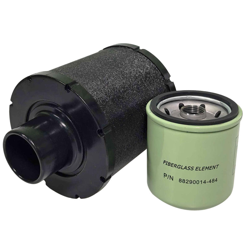 88290014-486 Air Filter 88290014-484 Oil Filter Kit Applicable For Air Compressor Filter Replacement