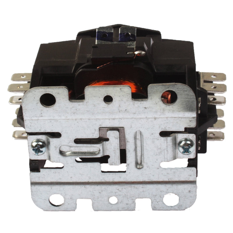 Holdwell 45GG10AJA 1 Pole Normally Open Double Make with shunt 40 Amp 24V Coil Definite Purpose Air Conditioner Contactor HWPY12440CC