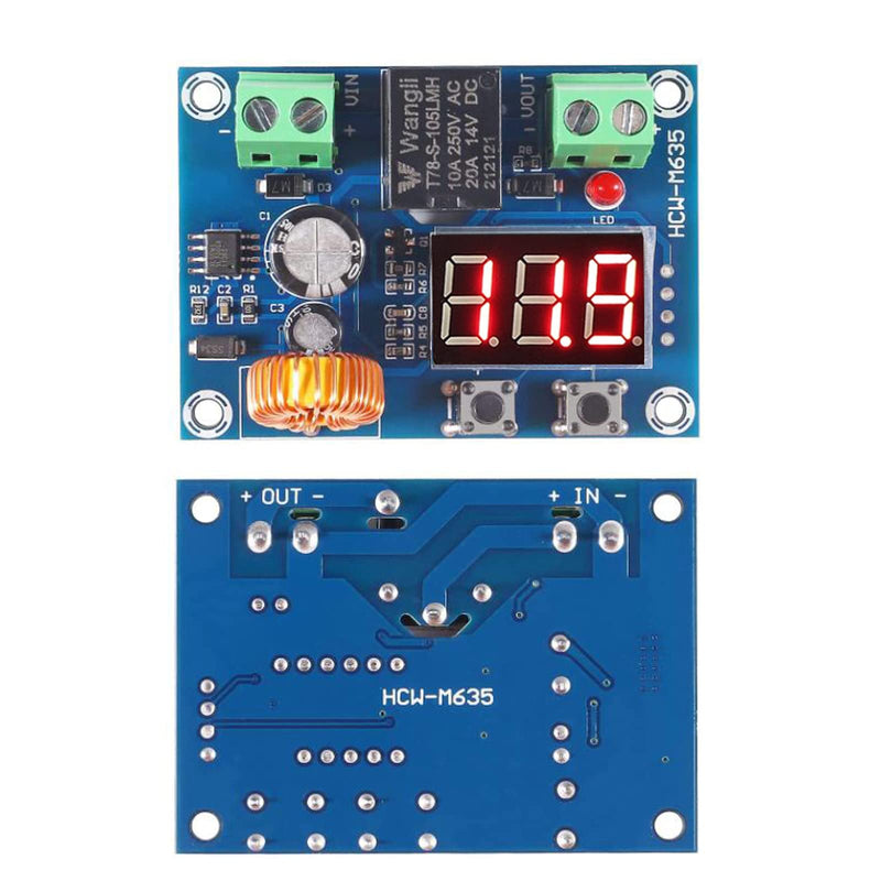2pcs XH-M609 DC Voltage Protection Module 12-36V Digital Display Over-Discharge Circuit Protection Module