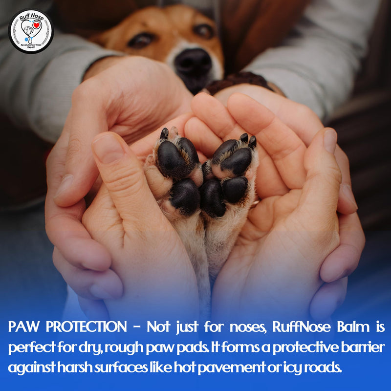 RuffNose Dog Nose Butter/Balm 1 Oz - All-Natural Snout Soother with Organic Oils, Butters & Beeswax - Relief for Dry, Cracked, Chapped Noses - Safe for Licking, Made in USA 1 Oz. - PawsPlanet Australia