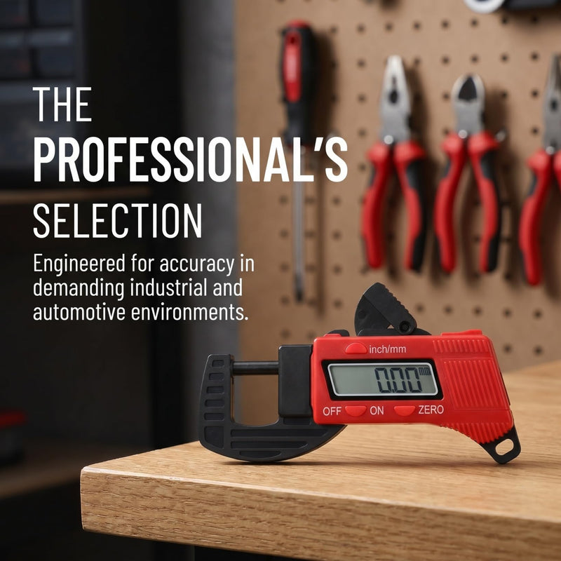 2pcs Thickness Gauge Caliper Micrometer Thickness Micrometer Measurement Tool for Thickness Digital Micrometer