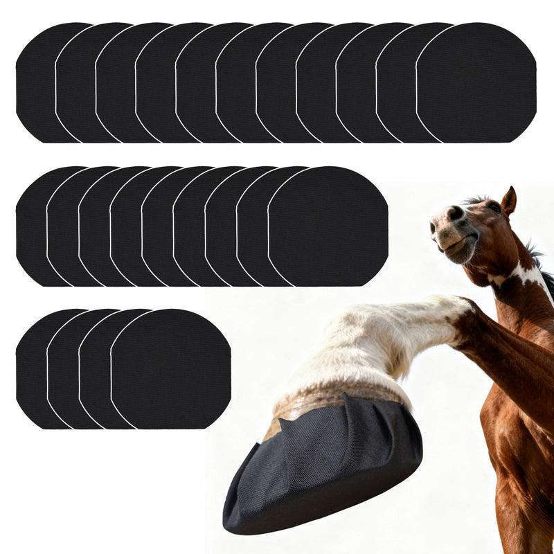 24 Pack Horse Hoof Tape,Strong Sticky Horse Hoof Wraps, Breathable Waterproof Magic Cushion Hoof Packing,Protection for Hoof Hoove (24)